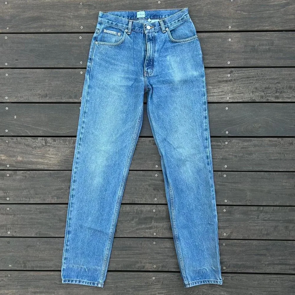 Vintage Blue Light Wash Vintage 90s Calvin Klein Jeans - Picture 3 of 7